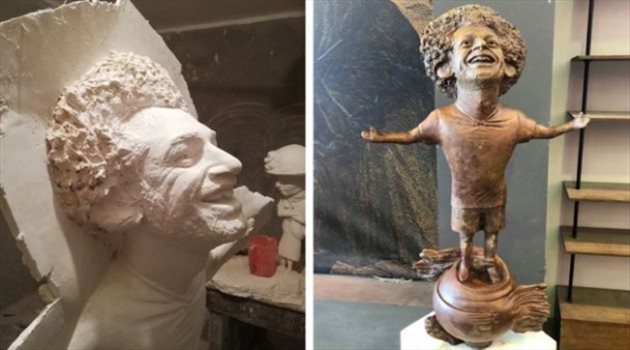 ردا على السخرية منها.. محمد صلاح يدافع عن صاحبة تمثاله