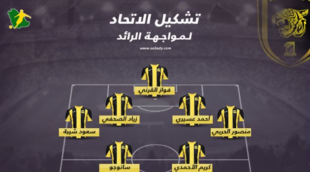 مفاجآت بـ"الجملة" في تشكيل الاتحاد أمام الرائد
