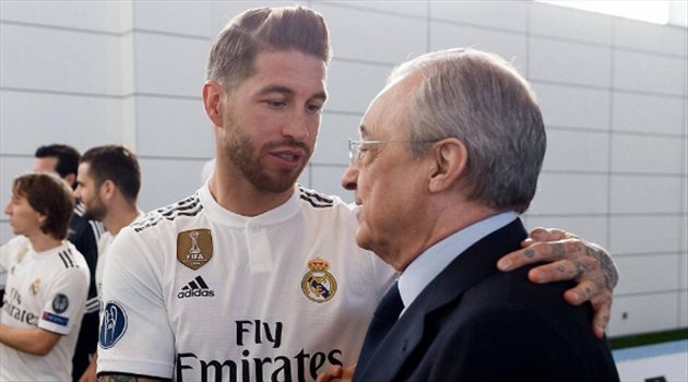 مفاجأة مدوية.. رئيس ريال مدريد يكشف حقيقة رحيل راموس للدوري الصيني