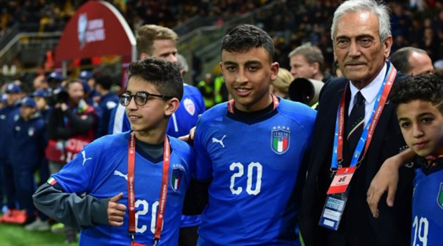 تكريم إيطالي للشاب المصري رامي شحاته بتصفيات يورو 2020