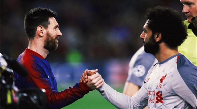 نصحية فرنسية مثيرة لمحمد صلاح لمواصلة منافسة ليونيل ميسي