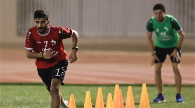 تدريبات الاتفاق| الكويكبي والصالح يواصلان التأهيل