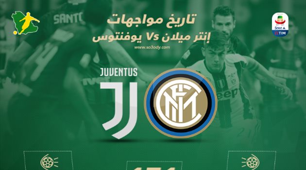 يوفنتوس يتفوق تاريخيا بفارق كبير على انتر في الكالشيو