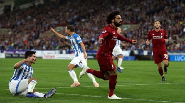 البريميرليج| ليفربول يعود للصدارة بهدف محمد صلاح في هدرسفيلد