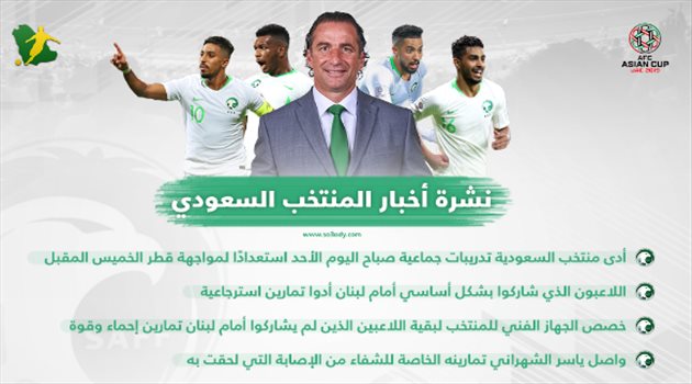 كأس آسيا| "نشرة أخبار الأخضر".. الشهراني يواصل التأهيل وتدريبات خاصة لهوساوي