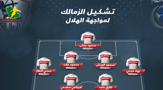 السوبر السعودي المصري| تعرف على تشكيل الزمالك الرسمي لمواجهة الهلال