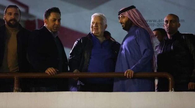 مرتضى منصور يزيل لافتة "تركي آل الشيخ" من المبنى الاجتماعي للزمالك