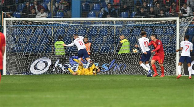 فيديو| إنجلترا تعاقب الجبل الأسود بخماسية في تصفيات يورو 2020