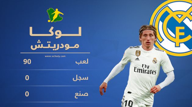 بالأرقام.. مودريتش الأفضل في ريال مدريد المتراجع أمام برشلونة
