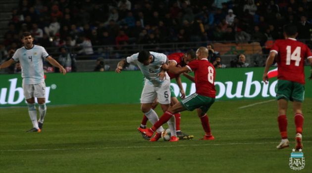 فيديو| الأرجنتين تهزم المغرب بصعوبة وديا
