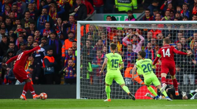 كابوس روما يطارد برشلونة أمام ليفربول بعد هدف أوريجي