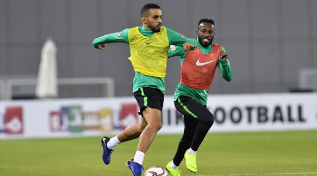 كأس آسيا| الأخضر يواصل تدريباته على ملعب "ند الشبا"