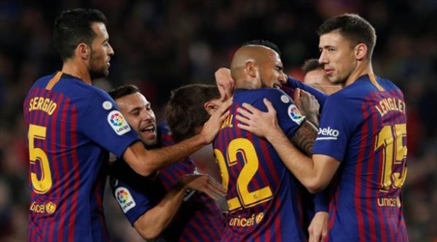 الليجا| ثلاثي الرعب يقود هجوم برشلونة أمام ليفانتي