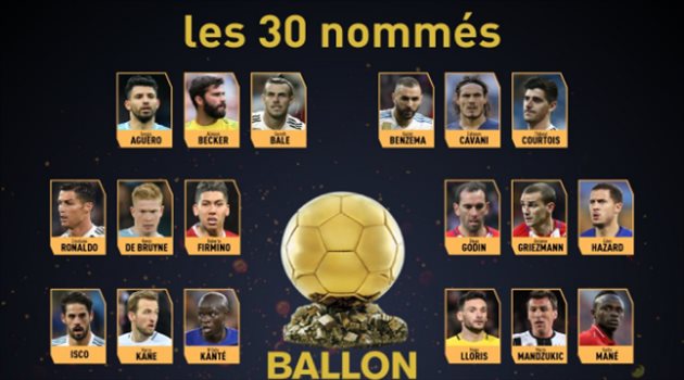  العربي الوحيد.. محمد صلاح يتصدر 30 مرشحا للفوز بالكرة الذهبية