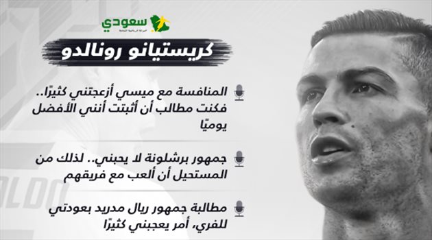هل ينتقل لبرشلونة و"ماذا عن سؤال ابنه المزعج"؟.. 5 تصريحات نارية لرونالدو