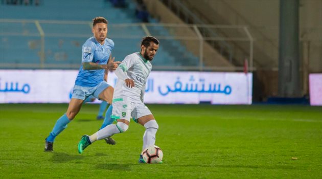 عسيري يبشر جماهير الأهلي قبل مباراة الفيصلي