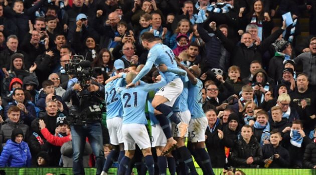 تقرير| أجويرو يعادل رقم روني في ديربي مانشستر وجوارديولا الأكثر فوزا على مورينيو