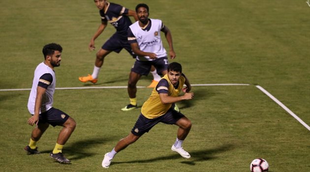 تدريبات النصر| كارينيو يجهز اللاعبين بدنيا
