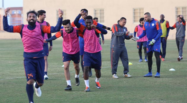  الفيحاء يجري مرانه الرئيس استعدادا للاتحاد