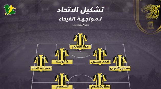 الشمراني بديلا.. سييرا يعلن تشكيل الاتحاد لمباراة الفيحاء