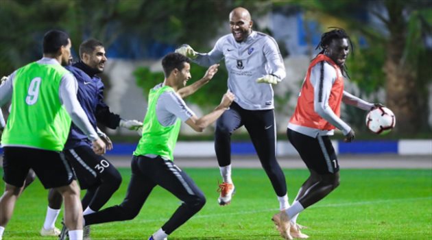إصابة "أنف" الحبسي في تدريبات الهلال