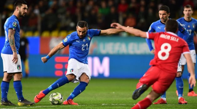 فيديو| فوز كاسح لإيطاليا في تصفيات يورو 2020