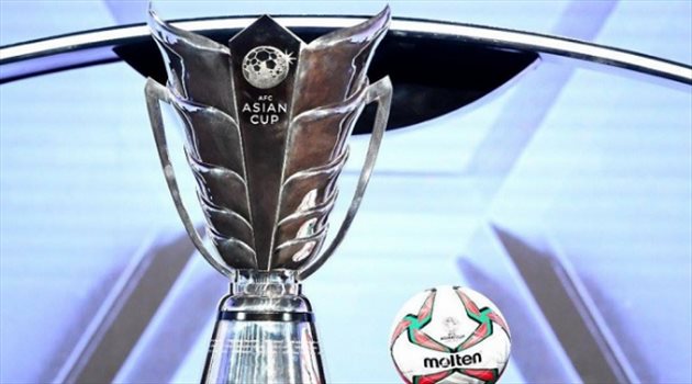 صورة| الإثارة بدأت .. شعارات أمم آسيا تزين مبنى التجارة في أبو ظبي