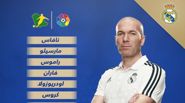 "ثورة" كبرى في تشكيل زيدان الأول بعد عودته لريال مدريد