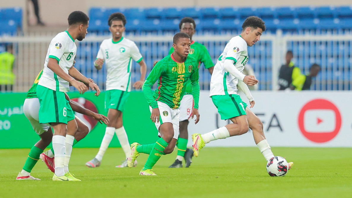 السعودية وموريتانيا في كأس العرب للشباب