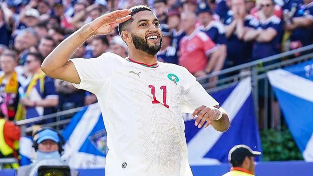 فيديو| المغرب تتقدم بهدف صيباري في الشوط الأول ضد اسكتلندا 