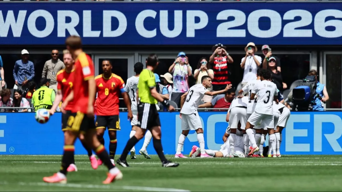 منتخب مصر يتقدم على بلجيكا بهدف في الشوط الأول بكأس العالم 2026 