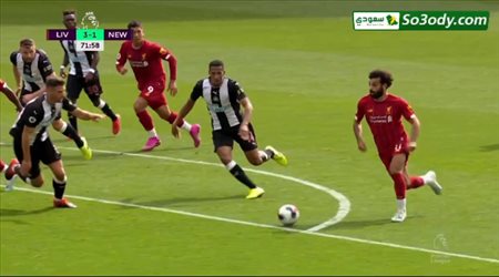 محمد صلاح يحرز هدف عالمي في مرمي نيوكاسل .. الدوري الانجليزي
