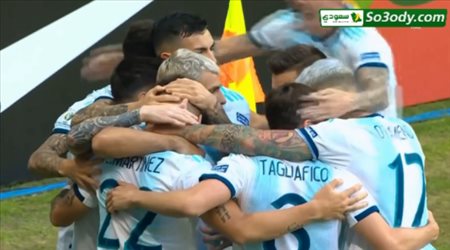 الهدف الاول للارجنتين في مرمى قطر .. كوبا امريكا 2019