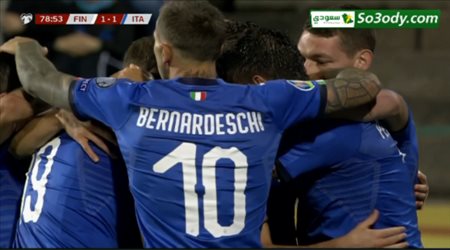 اهداف مباراة .. فنلندا 1 - 2 ايطاليا .. التصفيات المؤهلة ليورو 2020