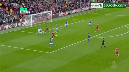 أهداف مباراة .. ليفربول 2 - 1 ليستر سيتي .. الدوري الانجليزي