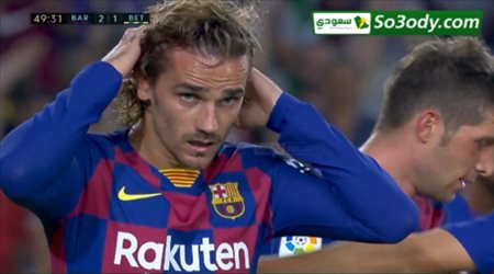 اهداف مباراة .. برشلونة 5 - 2 ريال بيتيس .. الدوري الاسباني