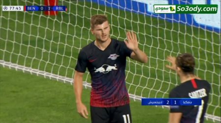 اهداف مباراة .. بنفيكا  1 - 2	لايبزيج  .. دوري ابطال اوروبا