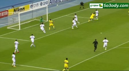 الهدف الثاني  للنصر في مرمى السد  .. دوري ابطال اسيا