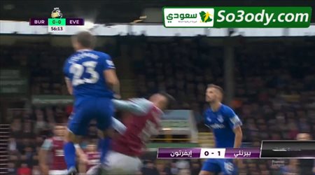 أهداف مباراة .. بيرنلي 1 - 0 ايفرتون .. الدوري الانجليزي
