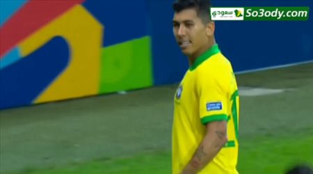 الهدف الثاني  للبرازيل في مرمى الارجنتين .. كوبا امريكا 2019