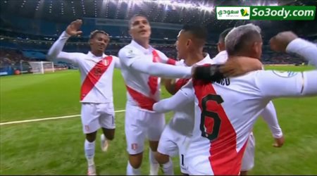 الهدف الثاني لبيرو في مرمى تشيلي .. كوبا امريكا 2019