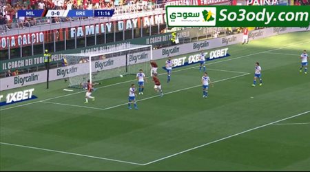 اهداف مباراة .. ميلان 1 - 0 بريشيا .. الدوري الايطالي