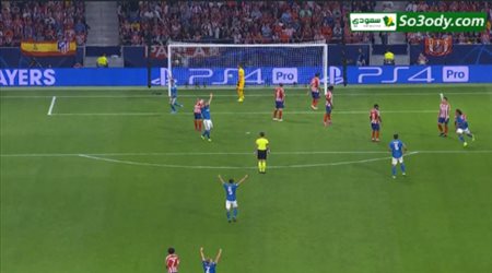 الهدف الاول ليوفنتوس في مرمى اتليتكو مدريد .. دوري ابطال اوروبا