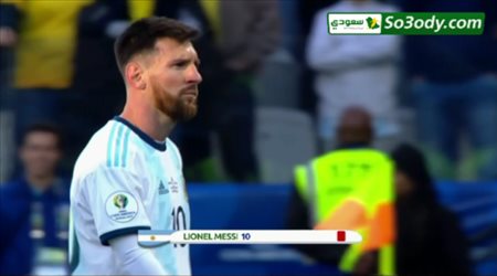 لأول مره في تاريخه .. طرد ميسي في مباراة رسمية