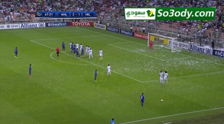 جوميز يحرز هدف التعادل للهلال في شباك الاهلي .. دوري ابطال اسيا