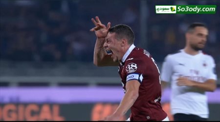 اهداف مباراة .. تورينو 2 - 1 ميلان .. الدوري الايطالي