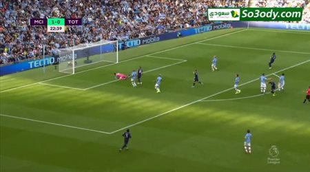 في خمس دقائق السيتي يتقدم وتوتنهام يتعادل .. الدوري الانجليزي