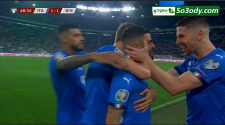 اهداف مباراة .. ايطاليا 2 - 1 البوسنة و الهرسك .. تصفيات امم اوروبا 2020
