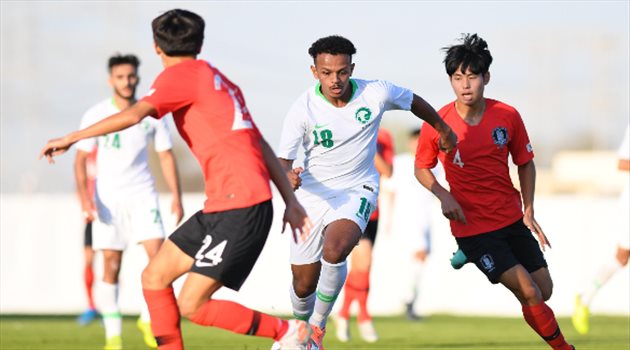 "أخضر 23" يسقط أمام كوريا الجنوبية بثنائية في الدورة الدولية