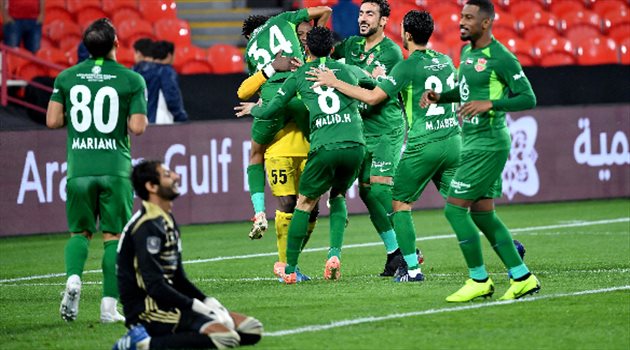 بركلات الترجيح.. الأهلي يتخطى الجزيرة نحو نهائي كأس الخليج